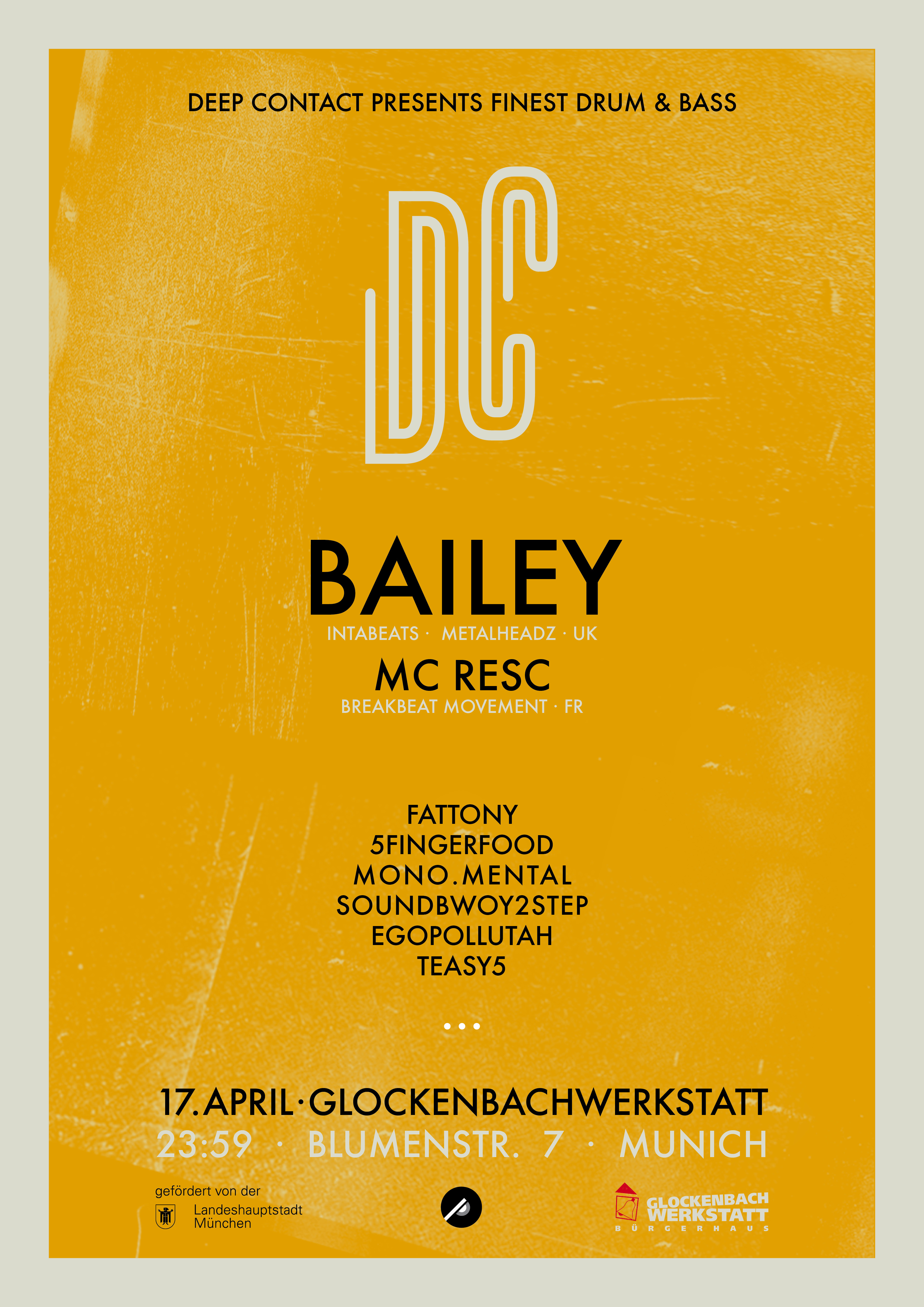 17.04.15 // Deep Contact pres. BAILEY (Munich)